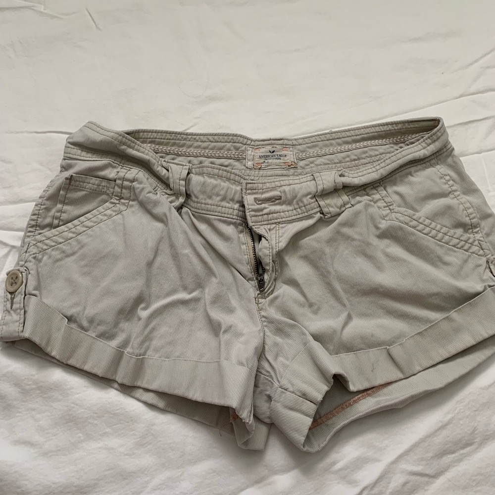 AE Khaki Shorts